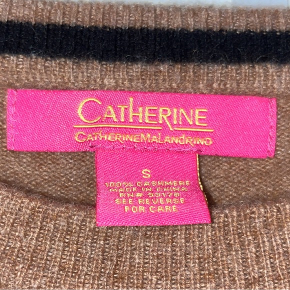 Catherine Malandrino Polka Dot Cashmere Pullover Sweater🖤 - Picture 3 of 3